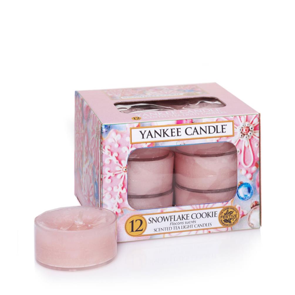 Yankee Candle Snowflake Cookie™ Tea Lights (Pack of 12) £6.29